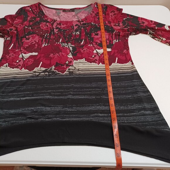 Women's Style & Co. Red and Black Tunic about a Size XL - Picture 8 of 8